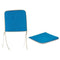 Stoelkussen Turkoois 38 x 2,5 x 38 cm (4 Stuks)