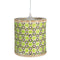 Plafondlamp 32 x 32 x 29 cm Natuurlijk Groen Bamboe (3 Stuks)