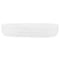 Zeepschaal Wit Hars Bamboe 12,5 x 2,5 x 8,5 cm (6 Stuks)