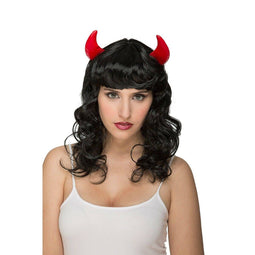 Pruik My Other Me Zwart Demoness