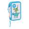 Dubbele etui Algo de Jaime Wit 12.5 x 19.5 x 4 cm (28 Onderdelen)