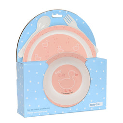 Kinderservies Safta Patito (4 Onderdelen)
