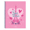 Notitieboekje Safta Paris Roze Marineblauw A4 120 Lakens