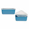 Bakje met deksel Bamboe Melamine Donkerblauw 14,5 x 7 x 19,5 cm (6 Stuks)