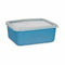 Bakje met deksel Bamboe Melamine Donkerblauw 14,5 x 7 x 19,5 cm (6 Stuks)