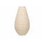 Vaas Beige Keramisch 22 x 44 x 22 cm (2 Stuks) Strepen
