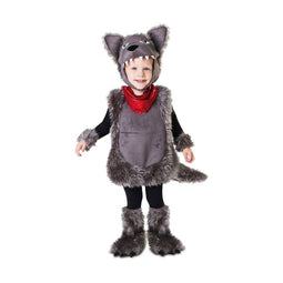 Kostuums voor Baby's My Other Me Grijs Wolvin (4 Onderdelen) Maat 12-24 Maanden
