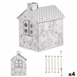 Vaardigheidsspel Huis (4 Stuks)