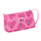 Schooletui met Accessoires Minnie Mouse Loving Roze 20 x 11 x 8.5 cm (32 Onderdelen)