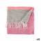 Multifunctionele sjaal Strepen 160 x 200 cm Roze (12 Stuks)