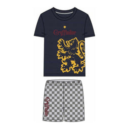 Pyjama Kinderen Harry Potter Grijs Maat 8 Jaar