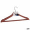 Kleerhangerset Bruin Plastic 24 Stuks (21,3 x 3 x 44 cm)