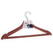 Kleerhangerset Bruin Plastic 24 Stuks (21,3 x 3 x 44 cm)
