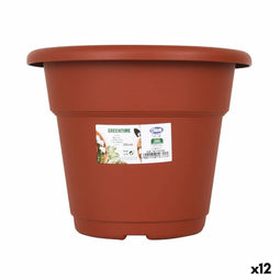 Bloempot Dem Greentime Rond Bruin ø 22 x 17,5 cm (12 Stuks)