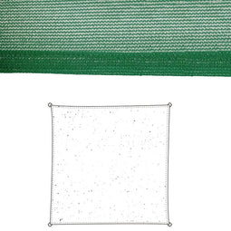 Stof Zonnetent Polyethyleen Groen 3 x 3 cm