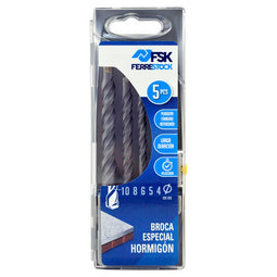 Borenset Ferrestock 4, 5, 6, 8, 10 mm Universeel Beton