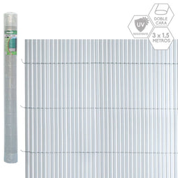 Schutting Grijs PVC 3 x 1,5 cm