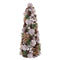 Kerstboom Wit Gouden Plastic Foam Ananas 19 x 19 x 48,5 cm
