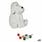 Spaarpot die je kunt verven Hond Keramisch 11 x 12,5 x 10,8 cm (12 Stuks)