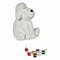 Spaarpot die je kunt verven Hond Keramisch 11 x 12,5 x 10,8 cm (12 Stuks)