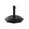 Voet voor Parasol DKD Home Decor Zwart Roestvrij staal Beton (48 x 48 x 39,5 cm)