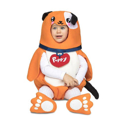 Kostuums voor Baby's My Other Me Hond (4 Onderdelen) Maat 7-12 Maanden