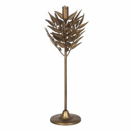 Kaarshouder Gouden Ijzer 17 x 17 x 43 cm