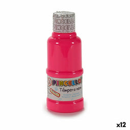 Tempera Neon Roze 120 ml (12 Stuks)