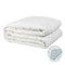 Sprei 230 x 280 cm Blauw Crème