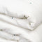 Sprei 230 x 280 cm Blauw Crème