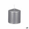 Kaars Zilverkleurig 9 x 10 x 9 cm (12 Stuks)
