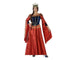 Kostuums voor Volwassenen 113916 Rood Marineblauw Middeleeuwse Koningin Maat XL