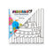 Canvas Wit Stof 15 x 15 x 1,5 cm Om te schilderen Auto's (24 Stuks)