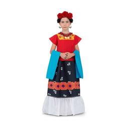 Kostuums voor Kinderen My Other Me Frida Kahlo (4 Onderdelen) Maat 5-6 Jaar