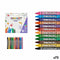Gekleurde was Jumbo Multicolour Was (72 Stuks)
