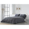 Noorse hoes Naturals ELBA Donker grijs Bed van 90 (150 x 220 cm)