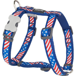 Hondentuigje Red Dingo STYLE US FLAG 36-54 cm 30-48 cm