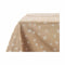 Tafelkleed Jacquard Anti-vlek Schoonheidsvlekjes 140 x 180 cm Beige (8 Stuks)