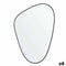 Wandspiegel Abstract Zwart Polypropyleen 40 x 60 x 2,5 cm (6 Stuks)