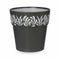 Zelfwaterende bloempot Stefanplast Gaia Antraciet Plastic 15 x 15 x 15 cm (12 Stuks)