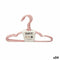 Kleerhangerset Metaal Siliconen 9,5 x 0,3 x 18 cm (24 Stuks)