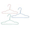 Kleerhangerset Metaal Siliconen 9,5 x 0,3 x 18 cm (24 Stuks)