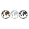 Decoratieve figuren DKD Home Decor Wereldkaart Zwart Koper Wit 40 x 1 x 40 cm (3 Onderdelen)