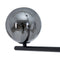 Plafondlamp Ø 14 cm 70 x 18 x 90 cm Kristal Zwart Metaal