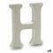 Brief H Wit polyestyreen 1 x 15 x 13,5 cm (12 Stuks)
