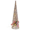 Kerstversiering Multicolour Rotan Kegels 16 x 16 x 60 cm
