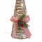 Kerstversiering Multicolour Rotan Kegels 16 x 16 x 60 cm