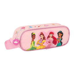 Pennenetui met 2 vakken Princesses Disney Summer adventures Roze 21 x 8 x 6 cm