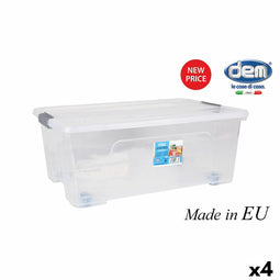 Multi-functionele Kist Dem Kira 36 L 57 x 40 x 22 cm (4 Stuks)