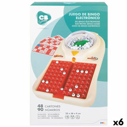 Automatische Bingo Colorbaby Karton Plastic (6 Stuks)